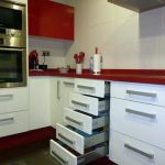 Cocina speco blanco-rojo