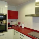 Cocina speco blanco-rojo